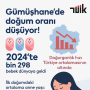 Gümüşhane’de doğum oranı son 5 yılda yüzde 24 azaldı #haberi, #haberleri, #Gümüşhane #haber