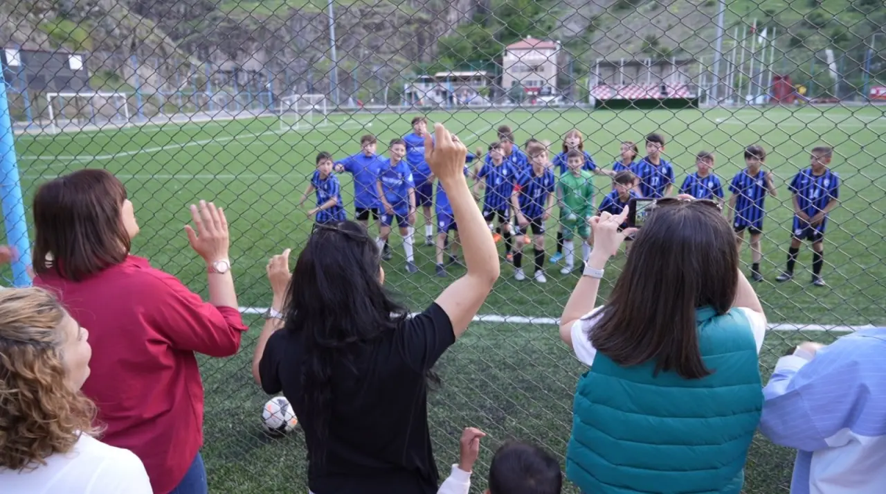 Gümüşhane’de tribünlere anne eli değiyor #haberi, #haberleri, #Gümüşhane #haber