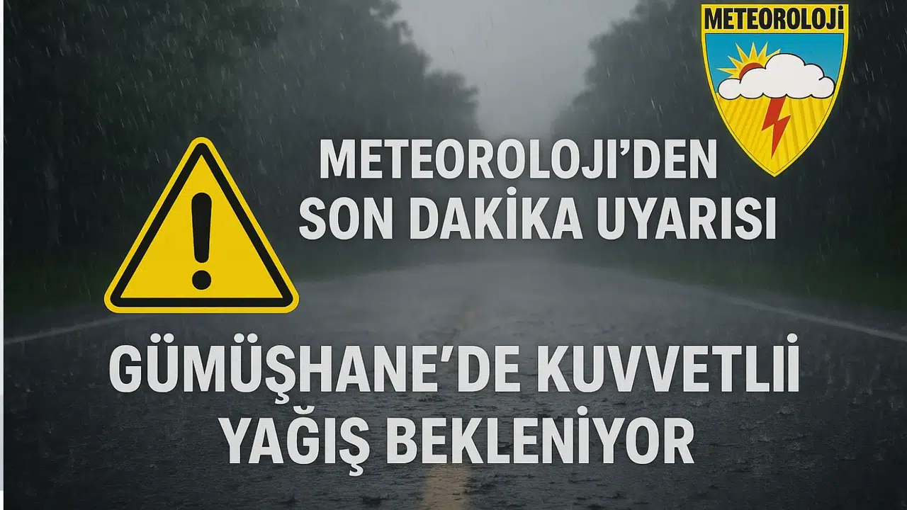 Meteoroloji’den son dakika uyarısı #haberi, #haberleri, #Gümüşhane #haber