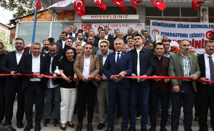 ŞİDEF genel merkezi törenle açıldı #haberi, #haberleri, #Gümüşhane #haber