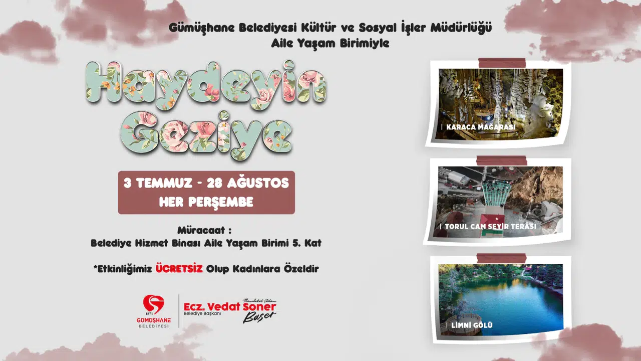 Haydeyin Geziye Turları Yeniden Başlıyor! #haberi, #haberleri, #Gümüşhane #haber