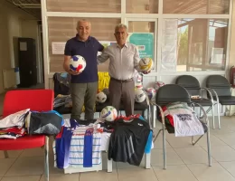 Olgun’dan Köse’deki gençlere spor malzemesi desteği #haberi, #haberleri, #Gümüşhane #haber