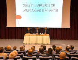 Vali Baruş merkez ilçe köy ve mahalle muhtarlarıyla buluştu #haberi, #haberleri, #Gümüşhane #haber