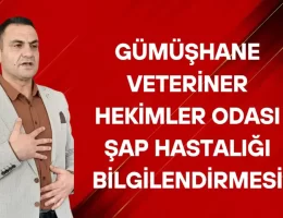 Gümüşhane Veteriner Hekimler Odası’ndan üreticilere önemli çağrı #haberi, #haberleri, #Gümüşhane #haber