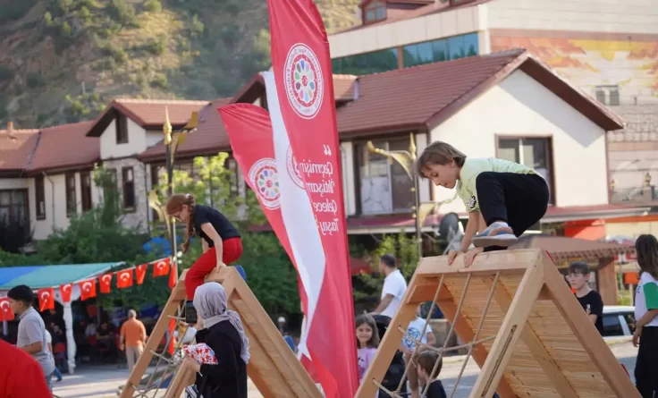 Gümüşhane’de Geleneksel Oyunlar Tırı’na yoğun ilgi #haberi, #haberleri, #Gümüşhane #haber