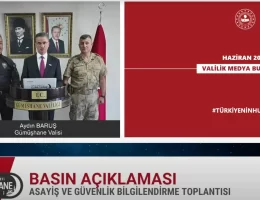 Vali Baruş, Haziran 2025 asayiş rakamlarını açıkladı #haberi, #haberleri, #Gümüşhane #haber