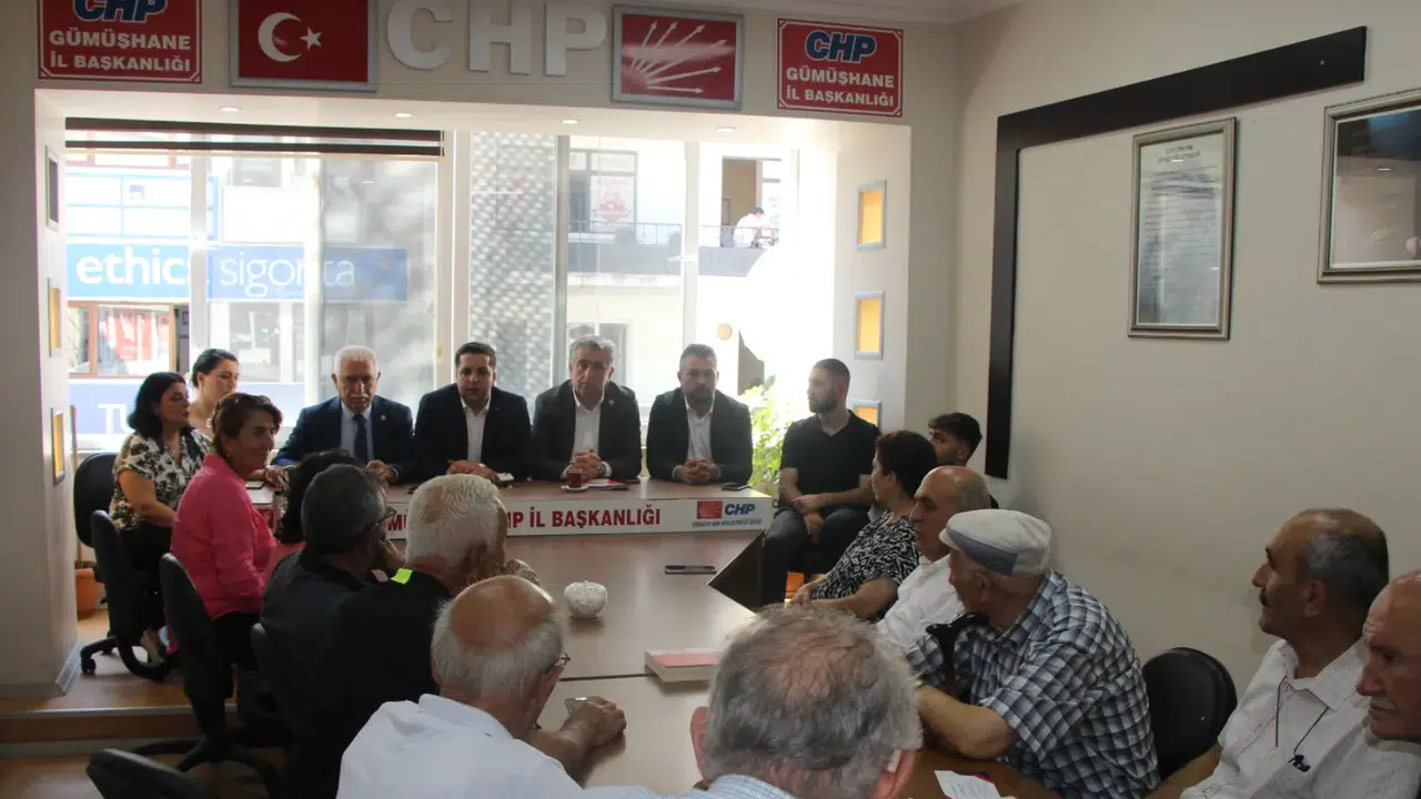 CHP heyetinden Gümüşhane temasları #haberi, #haberleri, #Gümüşhane #haber