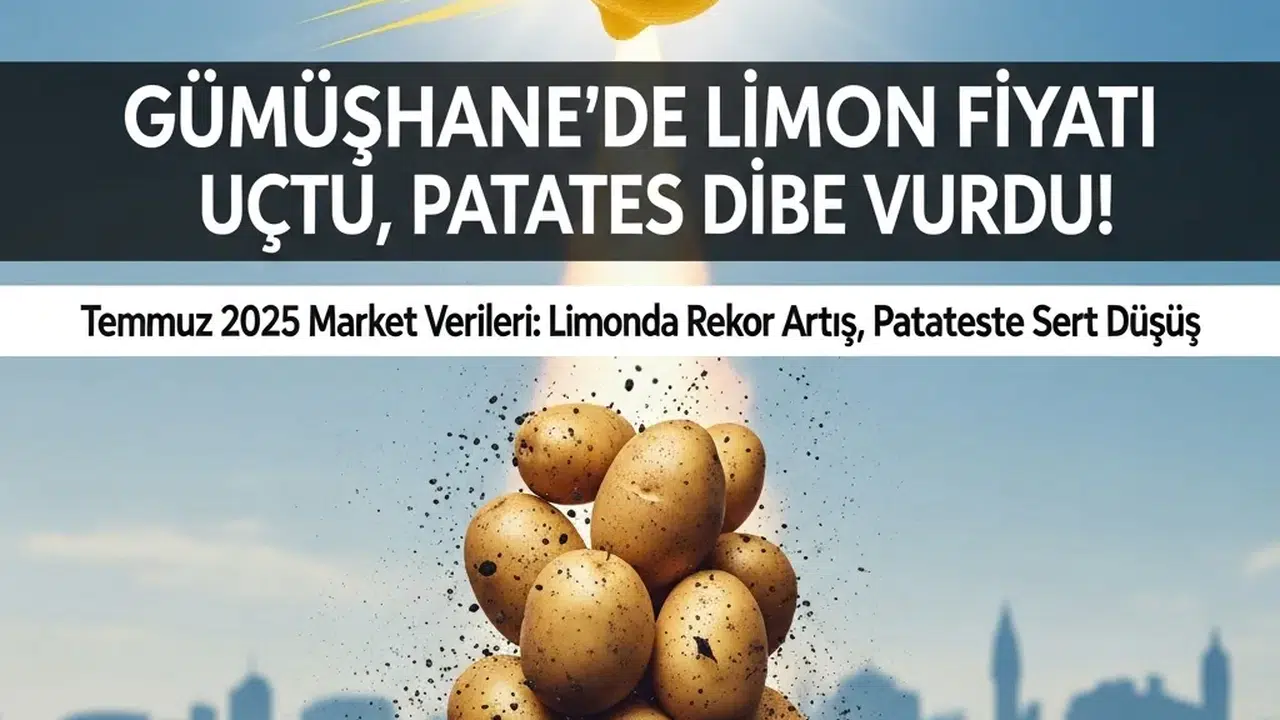 Gümüşhane’de Limon Fiyatı Uçtu, Patates Dibe Vurdu! #haberi, #haberleri, #Gümüşhane #haber