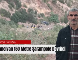 Gümüşhane’de panelvan şarampole yuvarlandı: 1 ölü