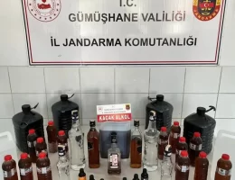 Kelkit’te sahte alkol yapanlar Jandarma’dan kaçamadı #haberi, #haberleri, #Gümüşhane #haber