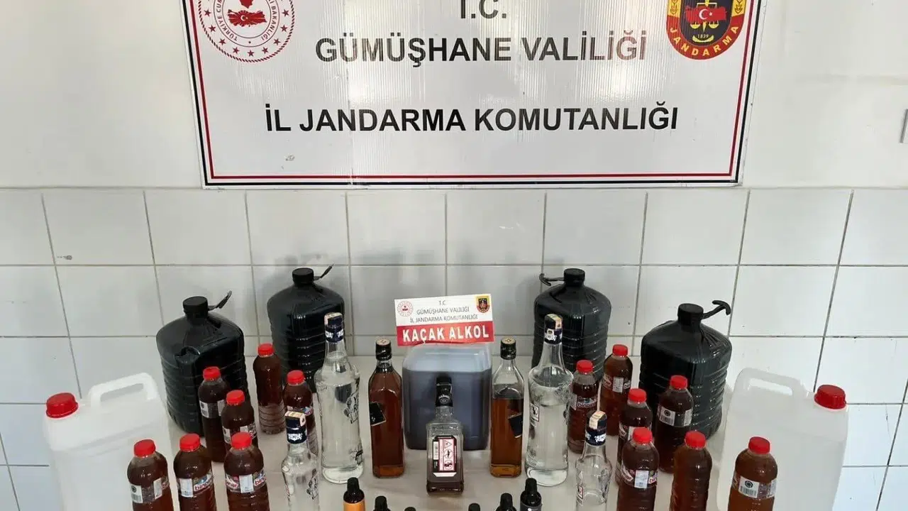Kelkit’te sahte alkol yapanlar Jandarma’dan kaçamadı #haberi, #haberleri, #Gümüşhane #haber