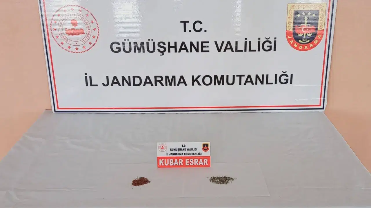 10 gram esrar ve kenevir tohumu ele geçirildi
