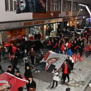 Gümüşhane’de Cumhuriyetin 102. yılında fener alayı ve kabul töreni düzenlendi