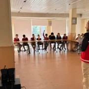 Dumlupınar Ortaokulu öğrencilerinden Sosyal Hizmet Merkezine ziyaret