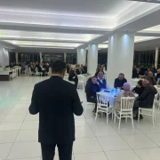 Esnafa yemekli kaldırım teşekkürü