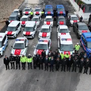 Gümüşhane’de Emniyet ve Jandarma filosuna 28 yeni araç