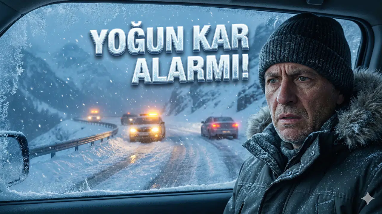 Meteoroloji’den Yoğun Kar, Valilik’ten kış lastiği uyarısı