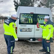 Okul Servislerine ‘Kış’ ve ‘Güvenlik’ denetimi