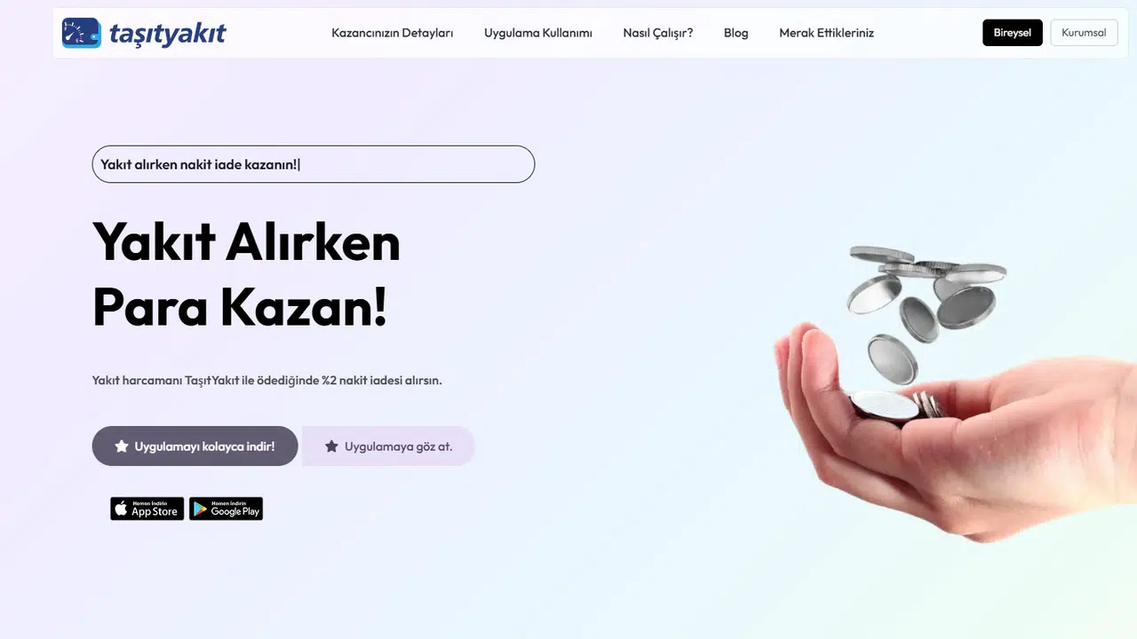 TaşıtYakıt- benzin istasyonu mobil ödeme