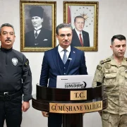 Vali Baruş, Kasım ayı güvenlik istatistiklerini paylaştı: Huzur kenti Gümüşhane