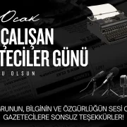 10 Ocak Çalışan Gazeteciler Günü mesajları