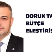 Doruk’tan 2026 Yatırım Bütçesi Çıkışı: Şehrimiz İhmal Ediliyor