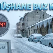 Gümüşhane Buz Kesti! O İlçede Termometreler -22,4’ü Gördü