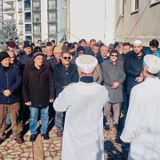 Gümüşhane Cuma çıkışı şehitler için tek yürek oldu