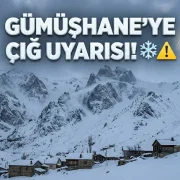 Meteoroloji’den Gümüşhane İçin Sarı Kod lu Çığ Uyarısı