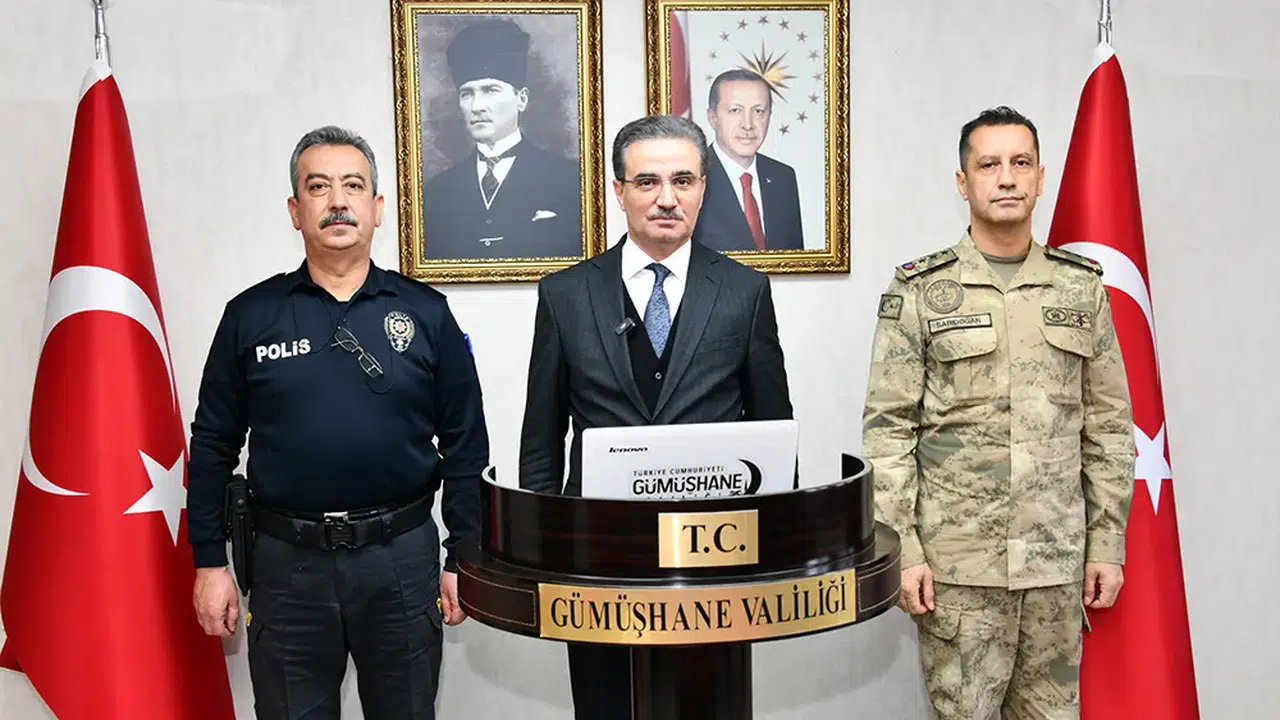 Vali Aydın Baruş Gümüşhane’nin 2025 Yılı Asayiş ve Güvenlik Verilerini Kamuoyuyla Paylaştı