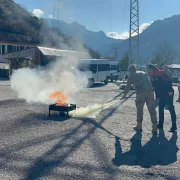 Kürtün MYO’dan Jandarma personeline yangın güvenliği eğitimi