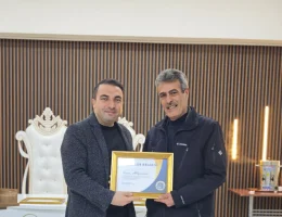 20 Yıllık Personele Teşekkür Belgesi