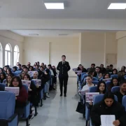 Gümüşhane İl Jandarma Komutanlığı Şiran’da geleceğin sağlıkçılarını bilgilendirdi