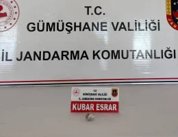 Jandarma’dan Şiran’da uyuşturucu operasyonu