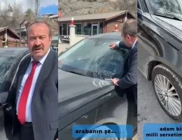 Simsiyah Araba Bir Gecede Beyaza Büründü