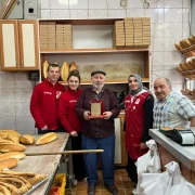 Türk Kızılay Gümüşhane Şubesi’nden hayırsever esnafa ahde vefa