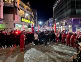 Ülkü Ocakları Gümüşhane İl Başkanlığı’ndan Görkemli Mehter Yürüyüşü