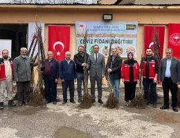 Gümüşhane’de %50 Hibeli Ceviz Fidanları Teslim Edildi!