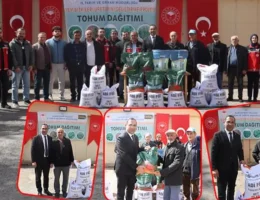 Gümüşhane’de üreticilere 3 milyon TL değerinde 36 ton tohum dağıtıldı