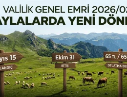 Mera ve Yaylaklarda İzinsiz Otlatmaya Ağır Yaptırım