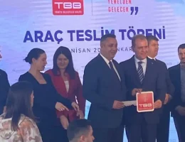 Türkiye Belediyeler Birliğinden Gümüşhane Belediyesine Araç Desteği