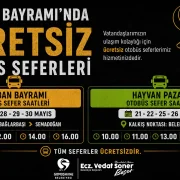 Gümüşhane Belediyesinden Kurban Bayramı Öncesi Ücretsiz Ulaşım Hizmeti