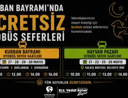 Gümüşhane Belediyesinden Kurban Bayramı Öncesi Ücretsiz Ulaşım Hizmeti