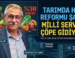 Ulutaş’tan Tarımda Yapısal Reform Çağrısı: “Hal Sistemi Yeniden Yapılandırılmalıdır”