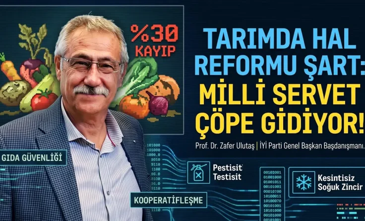 Ulutaş’tan Tarımda Yapısal Reform Çağrısı: “Hal Sistemi Yeniden Yapılandırılmalıdır”