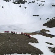 2 Bin 730 Metrede Ay-Yıldızlı Bayrak Açıldı