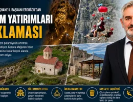 AK Parti Gümüşhane İl Başkanı Erdoğdu’dan Turizm Yatırımları Açıklaması