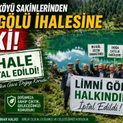 Altınpınar Limni Gölü İhalesi İptal Edildi