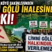 Altınpınar köyü sakinlerinden Limni Gölü ihalesine tepki