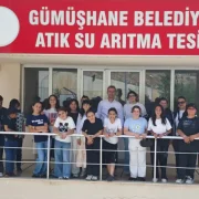 Atatürk İlkokulu Öğrencilerinden Gümüşhane Belediyesi Atık Su Arıtma Tesisine Teknik Gezi